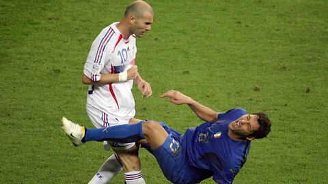 Zinedine Zidane’s headbutt on Marco Materazzi