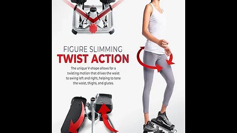 ADVANCED TOTAL BODY FITNESS TWISTING STAIR STEPPER