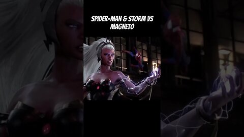 Spider-Man & Storm vs Magneto #marvel #gaming #shorts