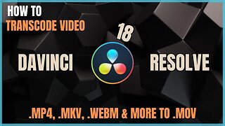 DaVinci Resolve 18 | How To Use Your Video Formats! | Arch Linux / Linux Based