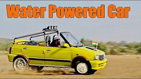 Car That Runs On Water - 10 Cents A Gallon ...and Operated Remotely by Cell Phone - India
