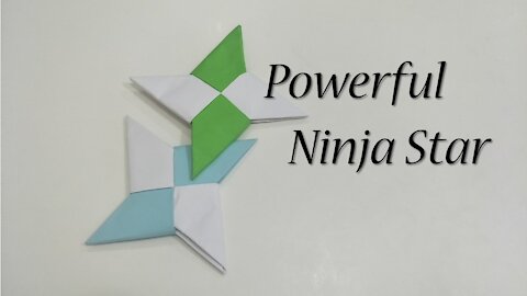 How To Make Origami Paper Ninja Star (Shuriken)