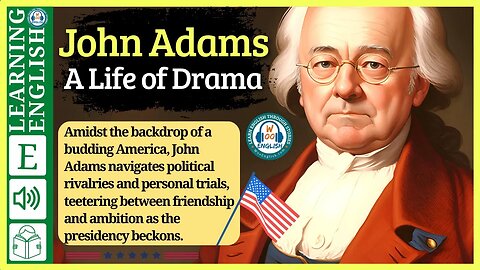 Learn English Through story Level 3 🔥English Stories 🔥 John Adams