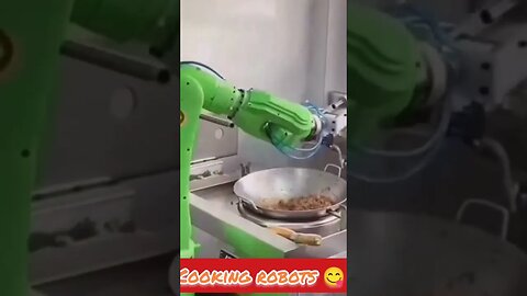 Robot cooking foods//no stress just prepare ingredients #shorts