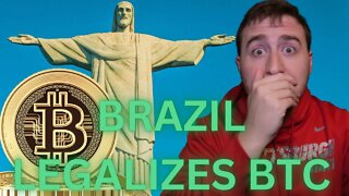 MASSIVE Crypto News A NEW COUNTRY Legalizes Crypto! #crypto #bitcoin #btc #brazil