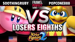 FPS6 Online - SoothingRuby (Ninja/Cutter) vs. Popcone888 (King Dedede) - KF2 Losers Top 8