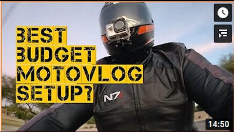 Basic Motovlog Setup for under $100