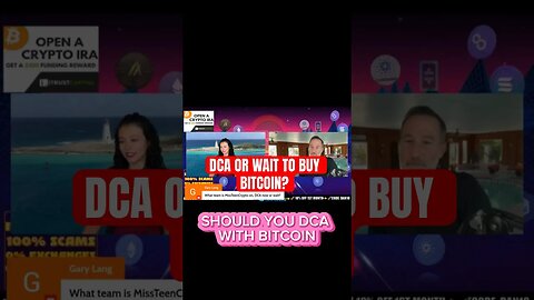 Should you DCA or wait to buy Bitcoin? #bitcoin #DCA #buyingbitcoin #crypto #missteencrypto #btc