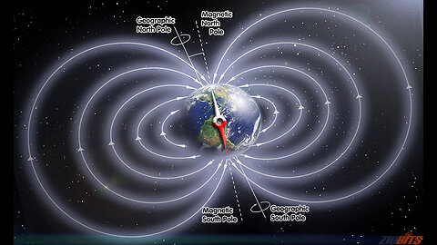 Magnetic pole moving rapidly