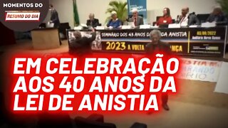 Movimento de anistiados políticos aprova moção em defesa da liberdade de expressão | Momentos