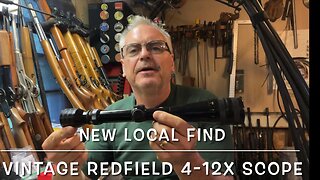 New local treasure! Vintage Redfield traditional 4-12x AO target scope which gun to put it on? 🤷‍♂️