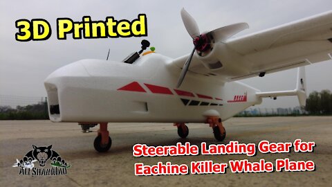 DIY 3D Printed Steerable Landing Gear for RC Airplanes