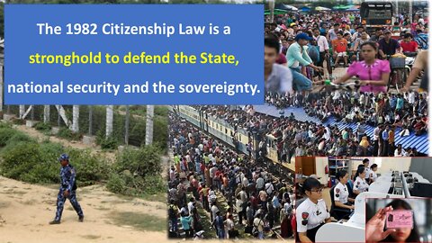 The 1982 Citizenship Law is a stronghold to defend the State..