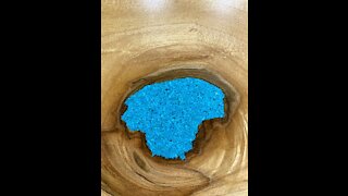 DIY How to video for turquoise inlay in salvaged wood