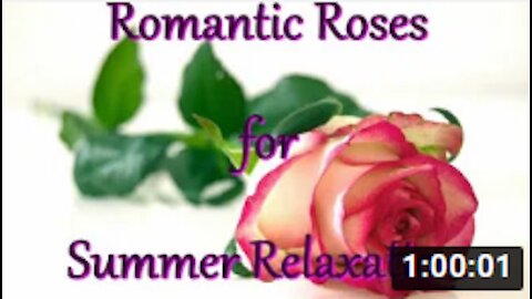 15 - Romantic Roses For Summer Relaxation
