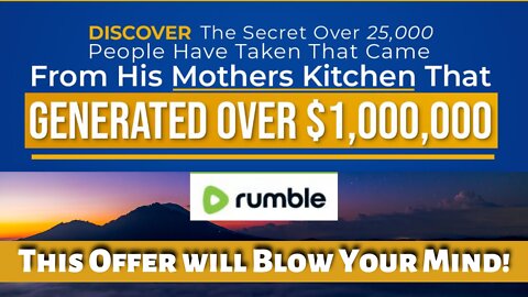 The Secret That Generated Over $1,000,000 Online