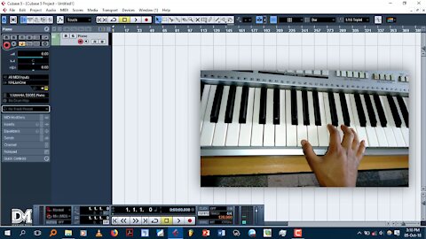 Cubase 5 Tutorial --- How to use Yamaha PSR keyboard as a MIDI Keyboard --- [Amharic_አማርኛ]