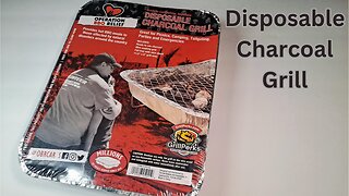 Disposable Charcoal/BBQ Grill