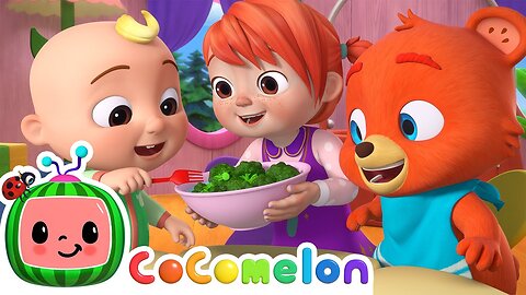 Yes Yes Vegetables (Baby Animal Version) | CoComelon Nursery Rhymes & Kids Songs
