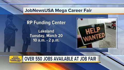 JobNewsUSA.com is hosting a Mega Career Fair in Lakeland on Tuesday, March 20