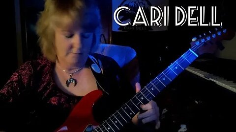 Mellow Smooth Jazz Guitar Instrumental music- Cari Dell- Female lead guitarist