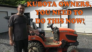 Own A Kubota BX? DO THIS NOW! It could save you a fortune.