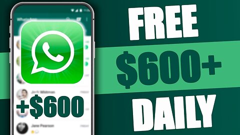 Get Paid $600 From Whatsapp Messages (Strategy Exposed) Make Money Online