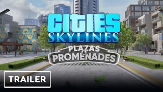 Cities Skylines: Plazas & Promenades - DLC Trailer | ID@Xbox Showcase