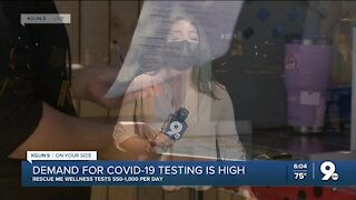 COVID-19 testing is in high demand ahead of the holidays