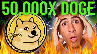 50,000X DOGECOIN!!! 🚀 DOGECHAIN + DOGECOIN = MUCH WOW!!!!