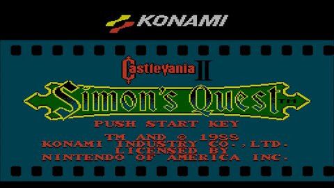 Castlevania II - Simon's Quest (1987) Full Game Walkthrough [NES]