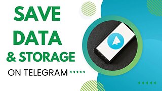 How to Save Data and Storage on Telegram