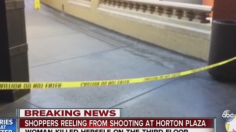 Shoppers react to shooting at Horton Plaza