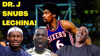 Dr. J SNUBS Lebron James on his TWO ALL TIME NBA TEAMS! THROWS SHADE at STARS needing SUPER TEAMS!