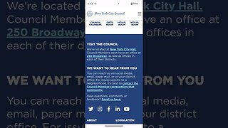 Taking a look at the New York City Council's website council.nyc.gov on July 4, 2023.