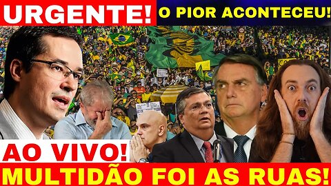 AO VIVO AGORA MULTIDÃO FORAM AS RUAS LULA DINO E M0RAIS VÃO CAIR O POVO ACORDOU!