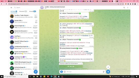 Looking For A Free Telegram Bot To Farm Airdrop On Layerzero, Zksync And Linea?