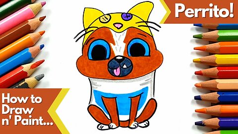 How to draw and paint Puss in Boots' Perrito