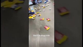 Dont do drugs kids, crazy person destroys Walmart for giggles