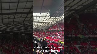 during the sit in protest at Old Trafford 👀🚨 #shorts #oldtrafford #manchesterunited #manutd