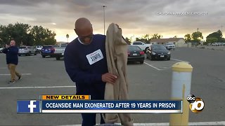 Oceanside man freed after 19 years in prison