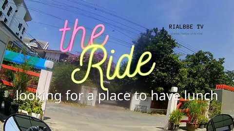 The Ride - looking for a place to have lunch