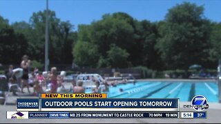 Outdoor pools & teaching kids to swim