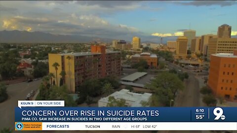 Increase in suicides in two age groups in Pima County cause concern at health department