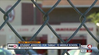 12-year-old Collier County student arrested for threats to kill