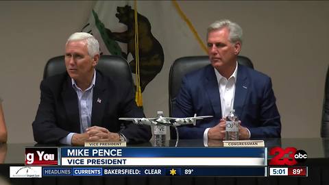 Vice President Mike Pence visits Mojave Air and Space Port