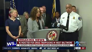 16 indicted for drug trafficking in West Baltimore