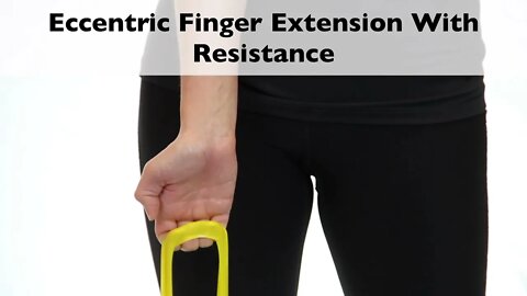 Eccentric Finger Extension With Resistance