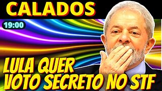 19h POLÊMICA - Lula defende que sociedade não saiba 'como vota um ministro'