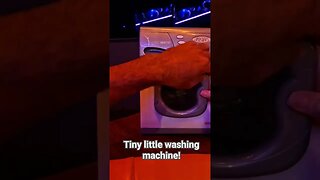 Tiny little washing machine!